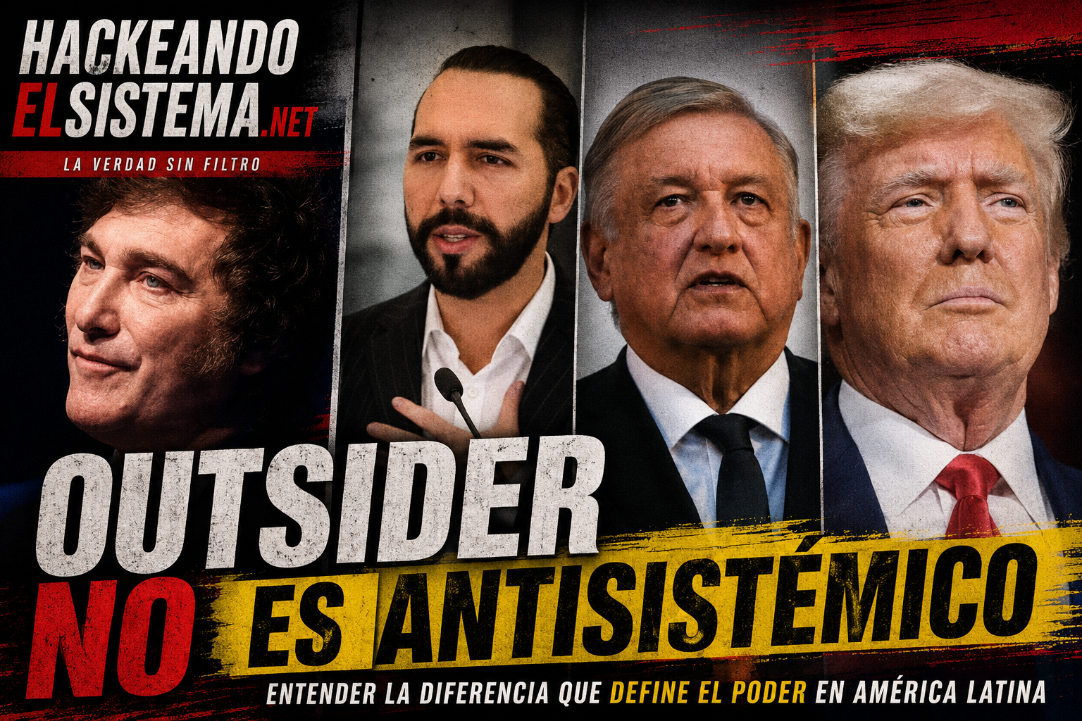 Outsider no es antisistémico