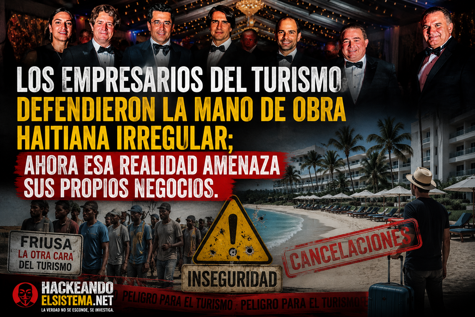Los empresarios del turismo defendieron la mano de obra haitiana irregular; ahora esa realidad amenaza sus propios negocios