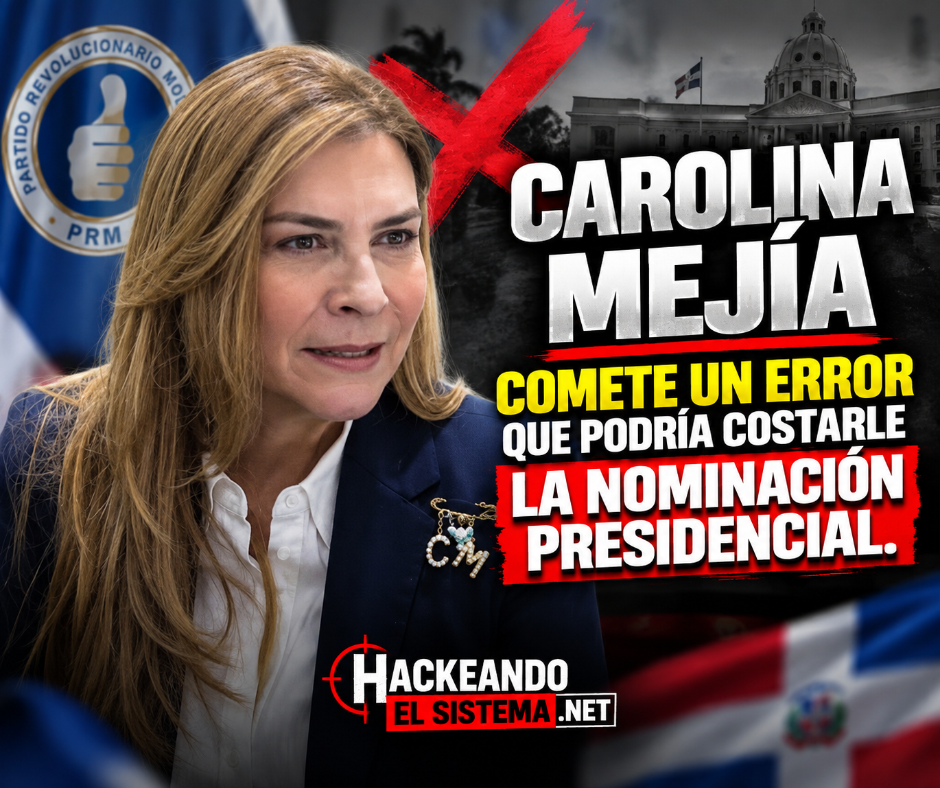 Carolina Mejía comete un error que podría costarle la nominación presidencial