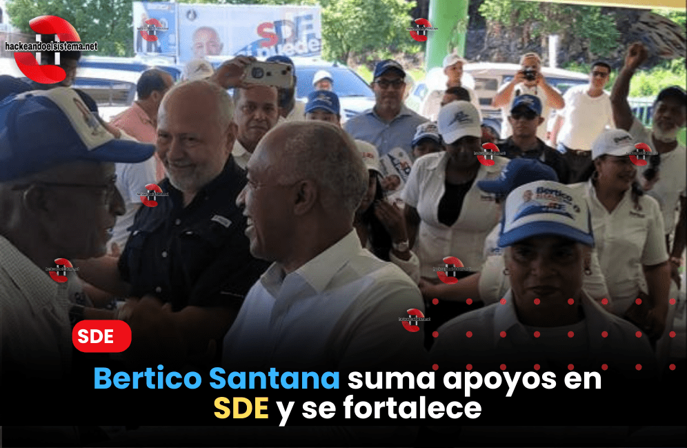 Bertico Santana suma apoyos en SDE y se fortalece