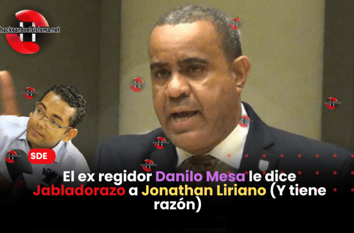 El ex regidor Danilo Mesa le dice Jabladorazo a Jonathan Liriano (Y tiene razón)