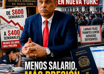 Consulado dominicano en Nueva York: menos salario, más presión y servicios cada vez más lentos