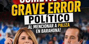 Carolina Mejía cometió un error mencionando a José Ignacio Paliza en Barahona.