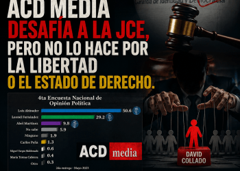 ACD Media desafía a la JCE, pero no lo hace por la LIBERTAD o el Estado de derecho
