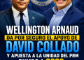 Wellington Arnaud apuesta a la unidad del PRM y asegura que contará con el respaldo de David Collado tras la convención