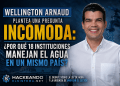 Wellington Arnaud plantea una pregunta incómoda: ¿por qué 18 instituciones manejan el agua en un mismo país?