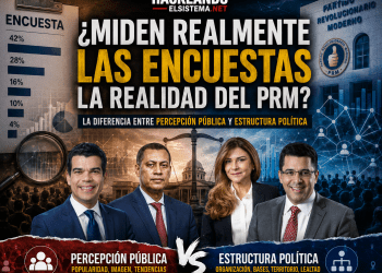¿Miden realmente las encuestas la realidad del PRM? La diferencia entre percepción pública y estructura política
