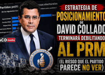 Estrategia de posicionamiento de David Collado terminará debilitando al PRM (el riesgo que el PARTIDO parece no ver)