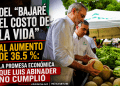 Del «bajaré el costo de la vida» al aumento de 36.5 %: la promesa económica que Luis Abinader no cumplió
