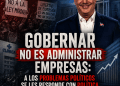 Gobernar no es administrar empresas: a los problemas políticos se les responde con política presidente Luis Abinader