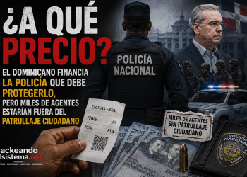 ¿A qué precio? El dominicano financia la Policía Nacional que debe protegerlo, pero miles de agentes estarían fuera del patrullaje ciudadano