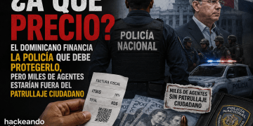 ¿A qué precio? El dominicano financia la Policía Nacional que debe protegerlo, pero miles de agentes estarían fuera del patrullaje ciudadano